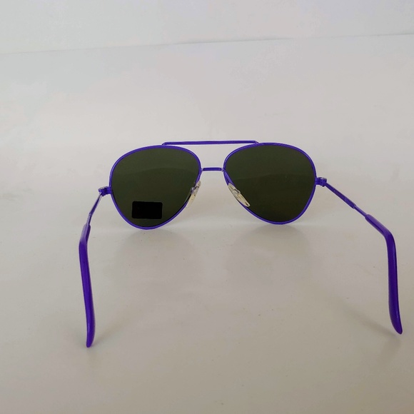 (NWT) Vintage 90's Kids Aviator Metal Sport Sunglasses (S.Purple) - Picture 3 of 4